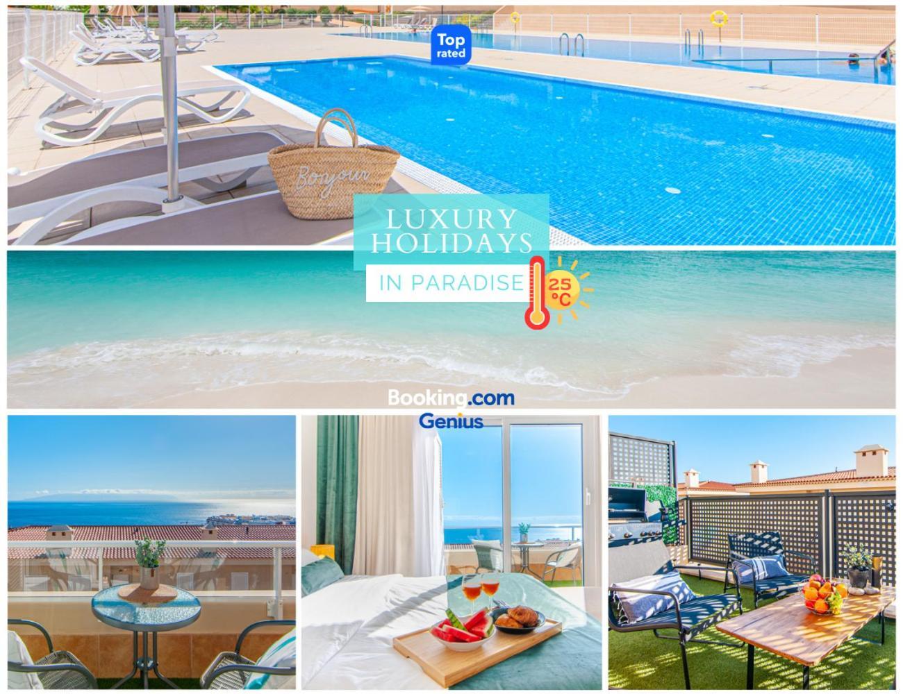 Luxury Townhouse With Panoramic Sea View Villa Puerto de Santiago  Ngoại thất bức ảnh